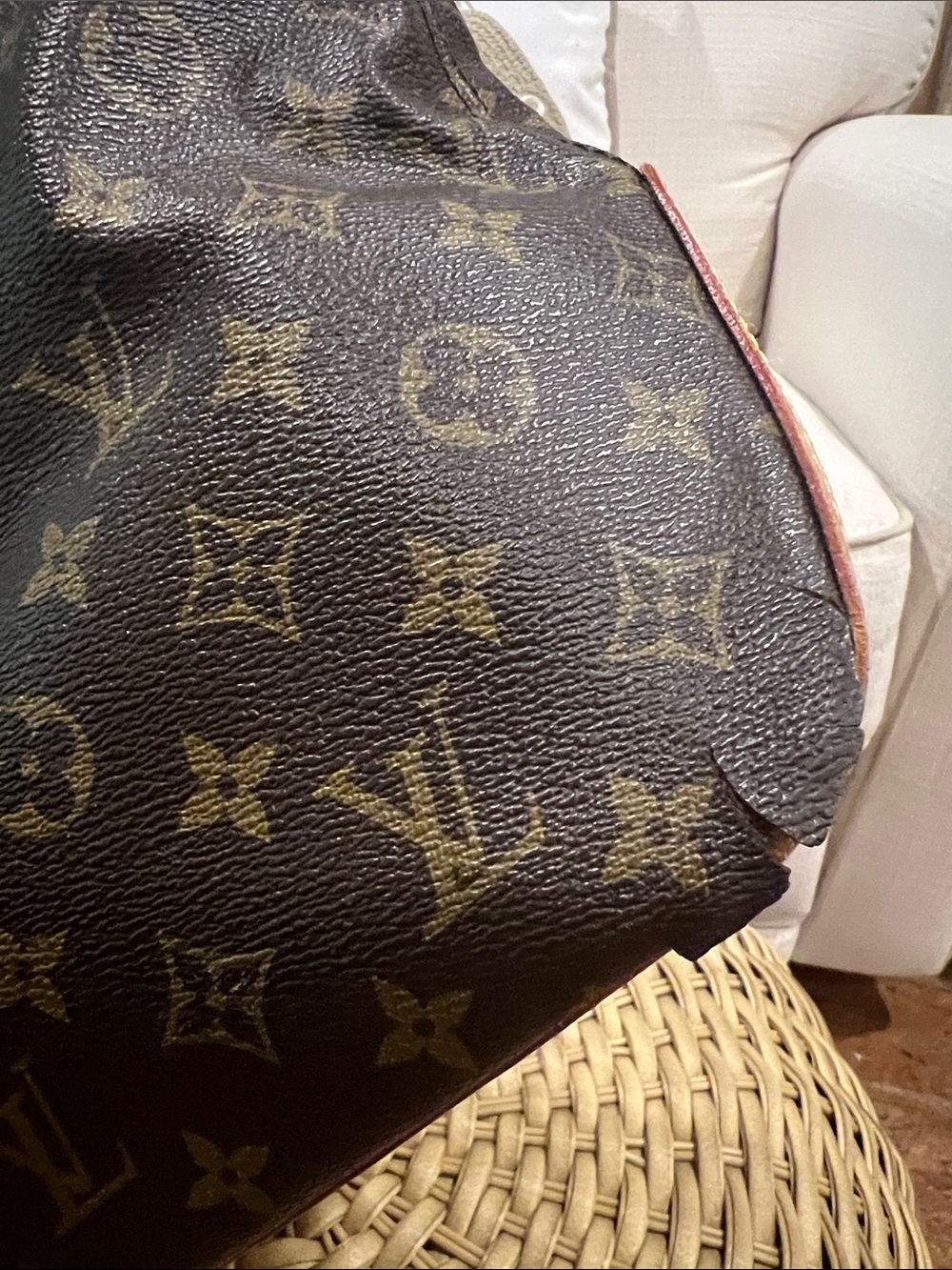 Louis Vuitton Cabas Mezzo Monogram Shoulder Tote - Picture 12 of 16
